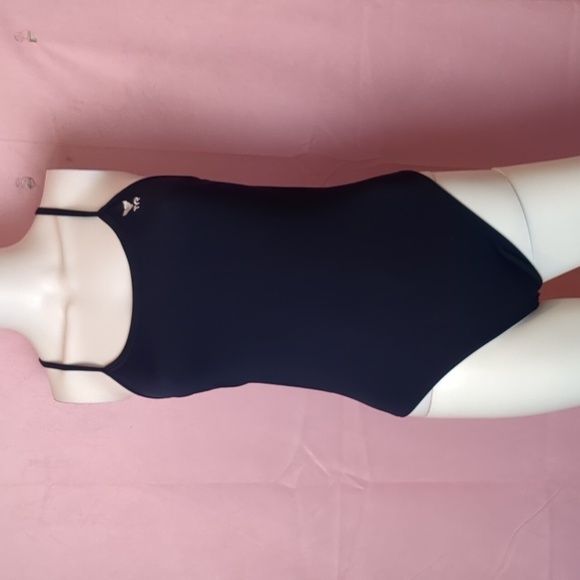 TYR Dark Blue Open Back One Piece Swimsuit size 34 US 6 - Picture 1 of 5
